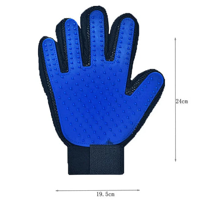 Guantes de Masaje y Cepillado para Mascotas – Cepillo de Silicona para Perros y Gatos, Removedor de Pelo y Cepillo de Baño