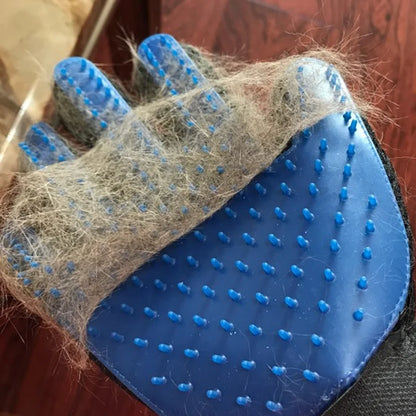 Guantes de Masaje y Cepillado para Mascotas – Cepillo de Silicona para Perros y Gatos, Removedor de Pelo y Cepillo de Baño